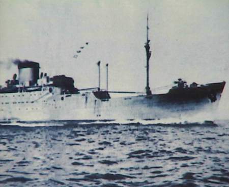  p>阿波丸号是一艘建造于20世纪40年代的日本远洋油轮,船长154.