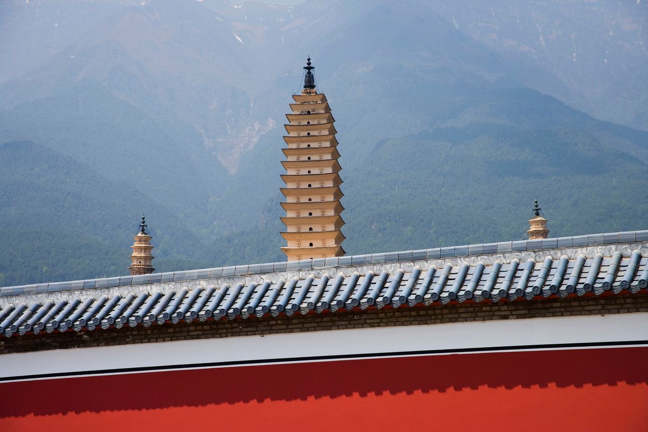 云南大理崇圣寺三塔