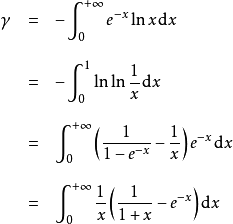 欧拉-马歇罗尼常数