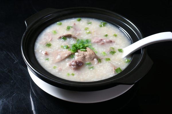 猪肝瘦肉粥