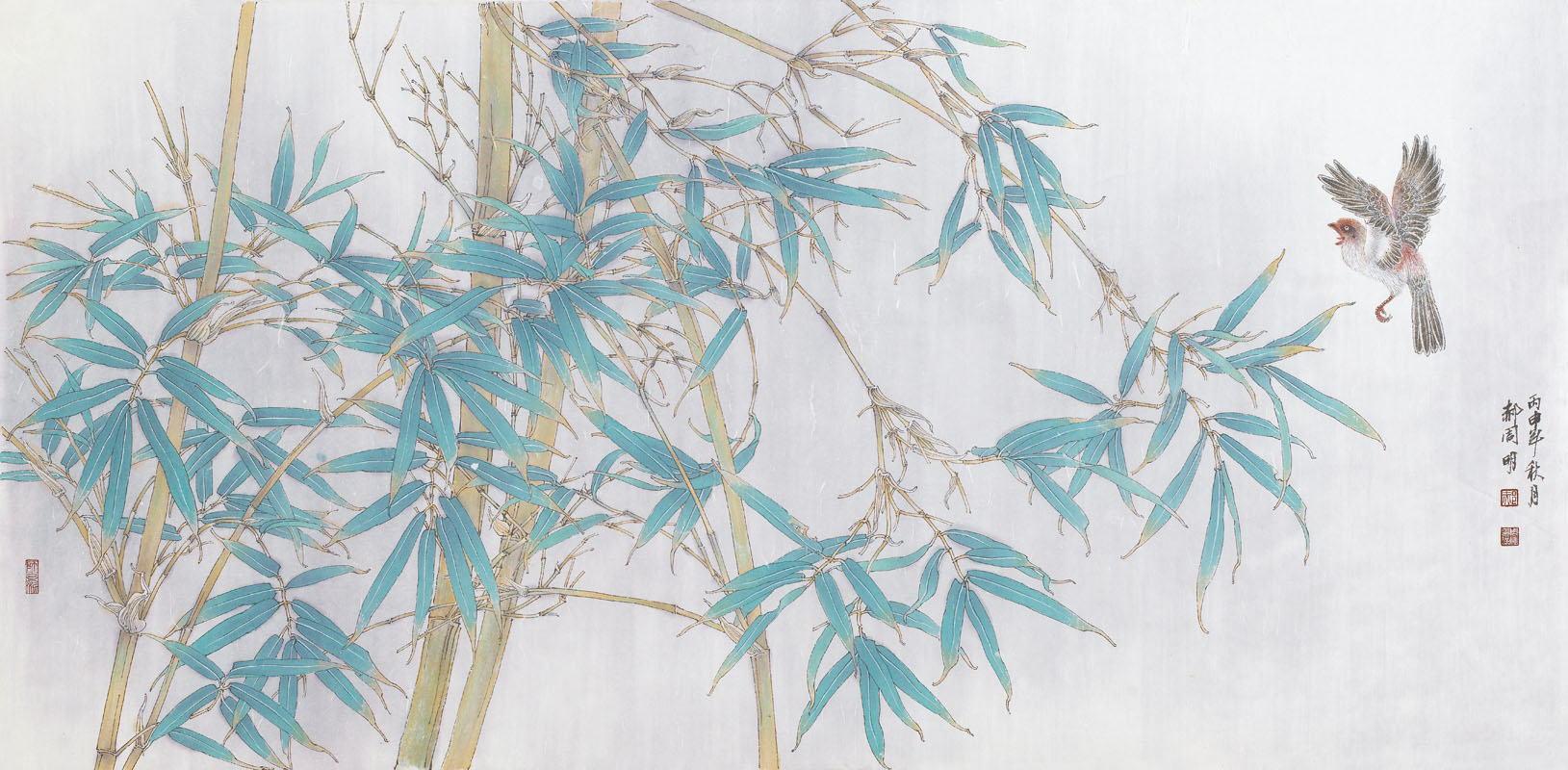  p>郝周明,1971年出生于莱西市.擅中国画,工笔,写意兼修.