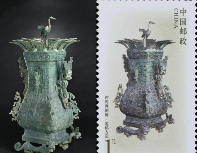 中国古代、春秋戦国、出土文物、青铜礼器， 国之重器——春秋莲鹤方壶_百科TA说