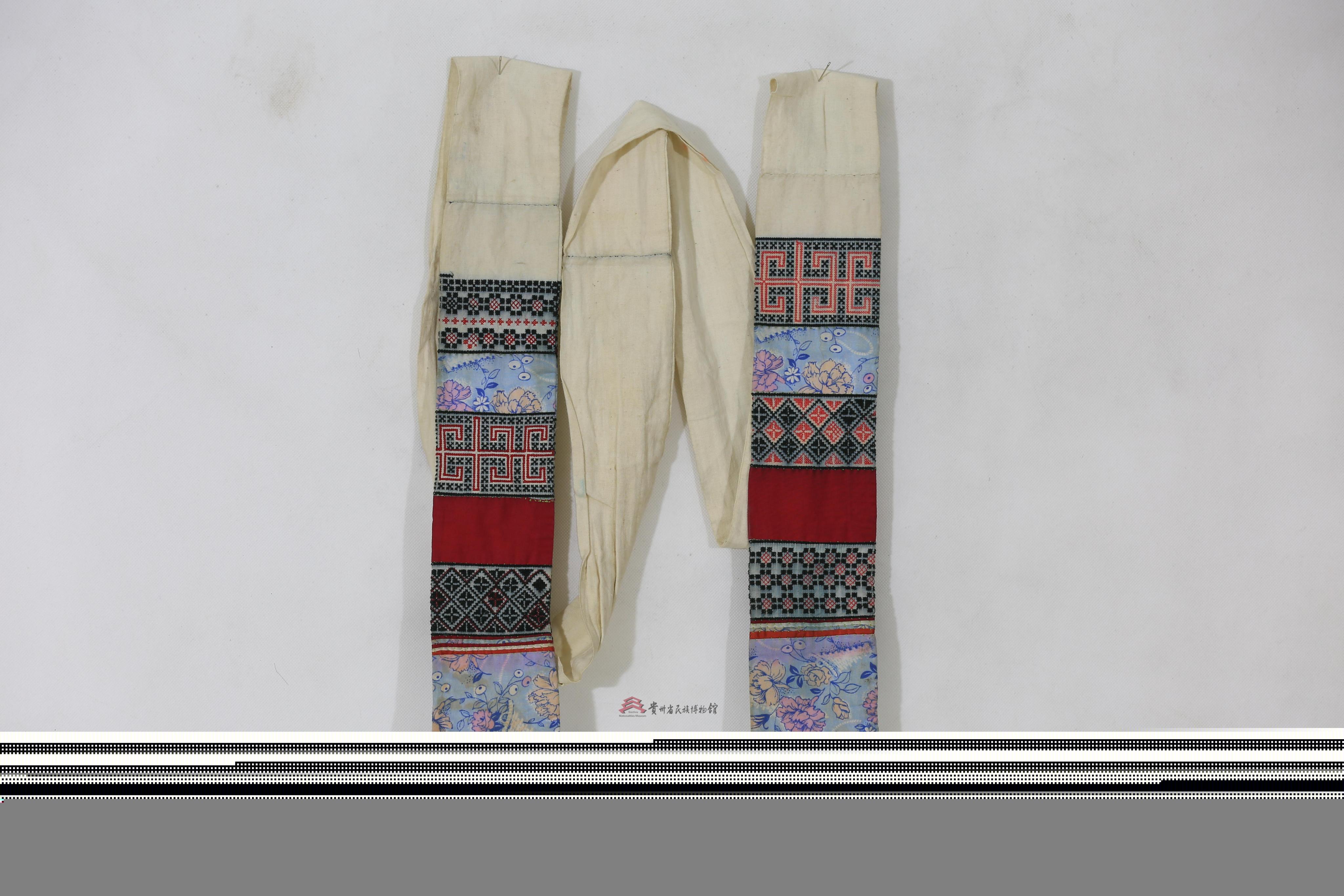 当代赤水两河口苗族挑花几何纹女腰带