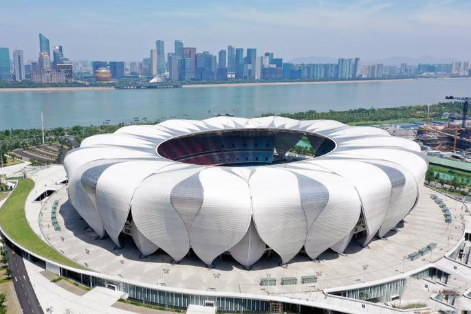  p>杭州奥体中心体育场,又称"大莲花",位于浙江省杭州市滨江区, a