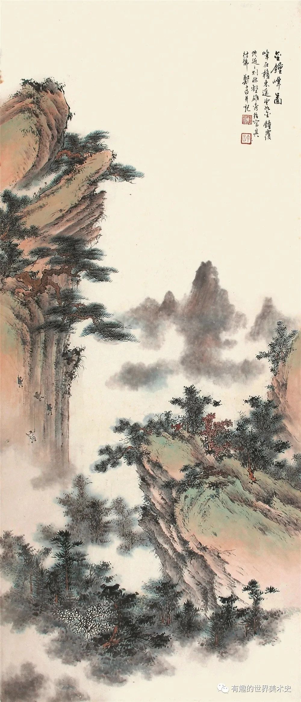 郑午昌山水作品欣赏！_百科TA说