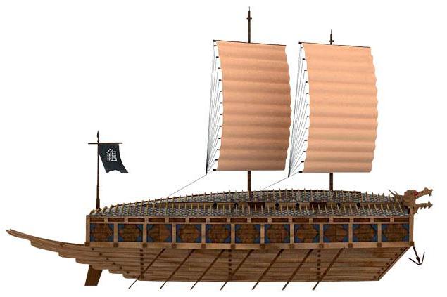  p>龟船(朝鲜语:          或       )是15至18世纪间,属于 a target=