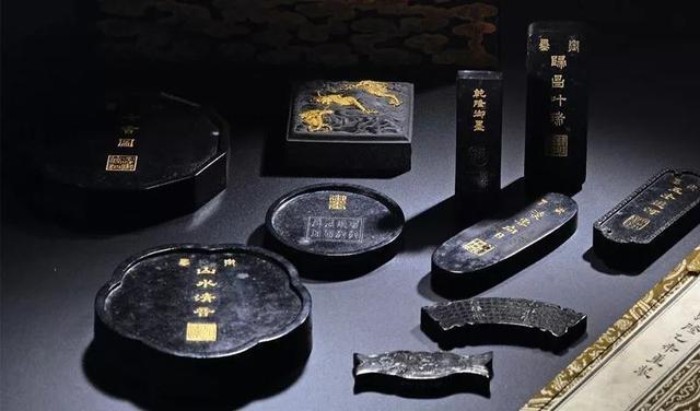 ♦中国 文房四宝 古墨 特製青墨 古玩 古美術品 骨董品 書道 墨 天保九如（二両）1本 中国文房四宝 : 中国貿易公司ctc