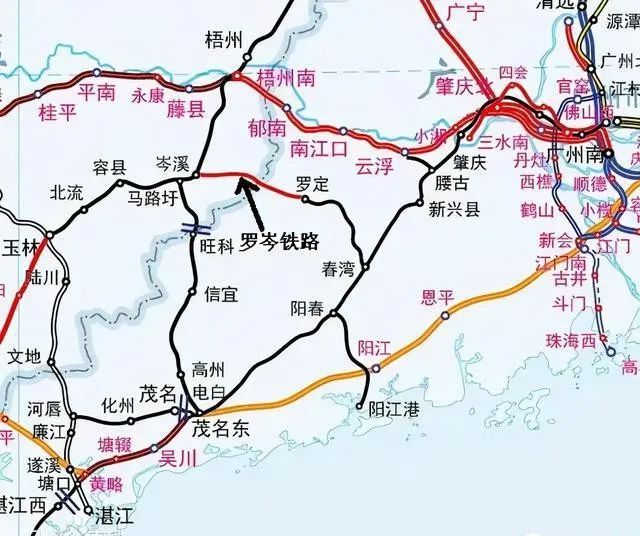 广东省"十四五"铁路规划