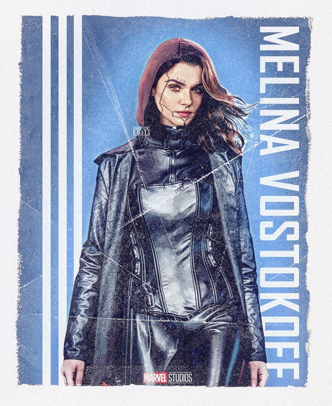 漫威电影《黑寡妇》里的角色,该角色改编自漫画里的"铁娘子", a