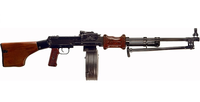 前苏联"捷格加廖夫"dp/dpm7.62mm轻机枪