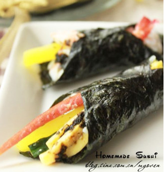 海苔酱油煮手卷寿司