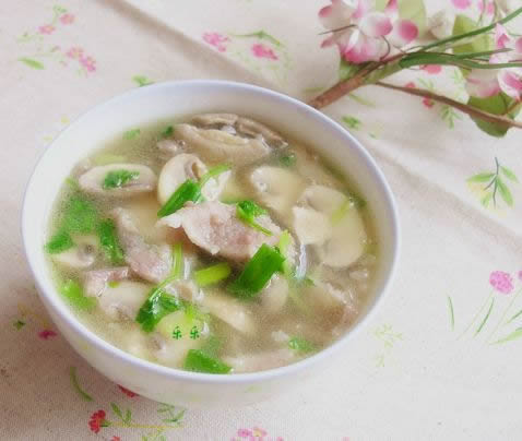 瘦肉蘑菇汤