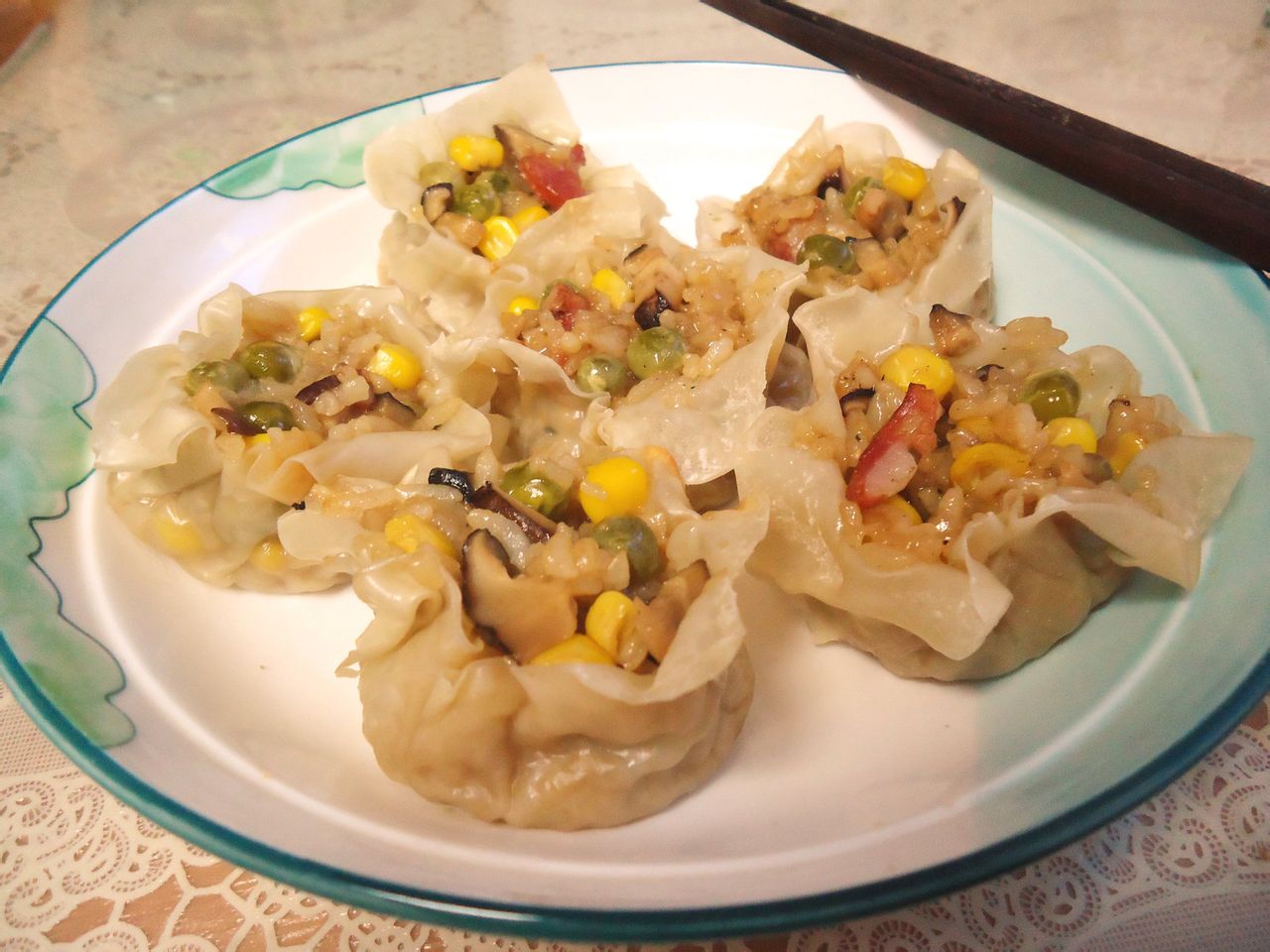 糯米五彩小烧麦