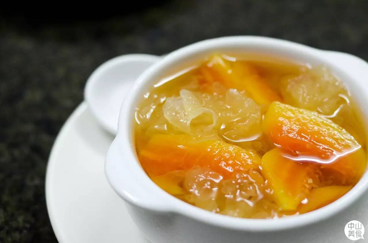 冰糖木瓜炖双雪