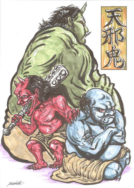 天邪鬼（日本传说中的恶神之名）_百度百科