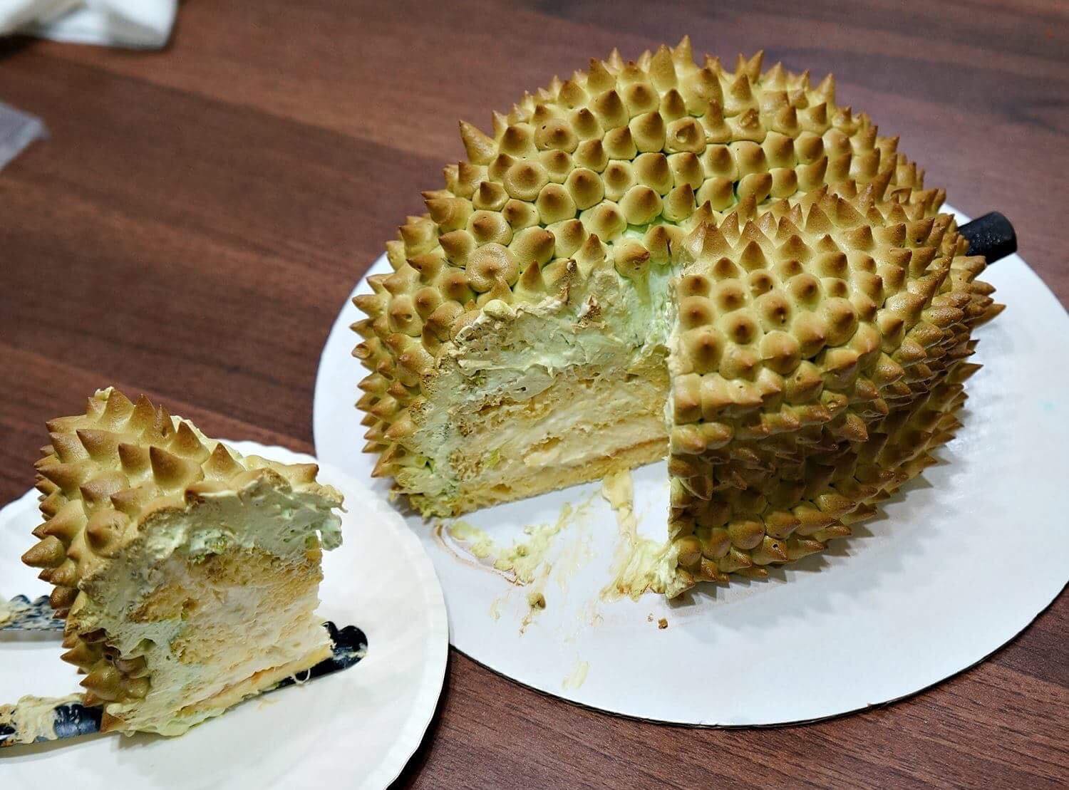 榴莲简易蛋糕