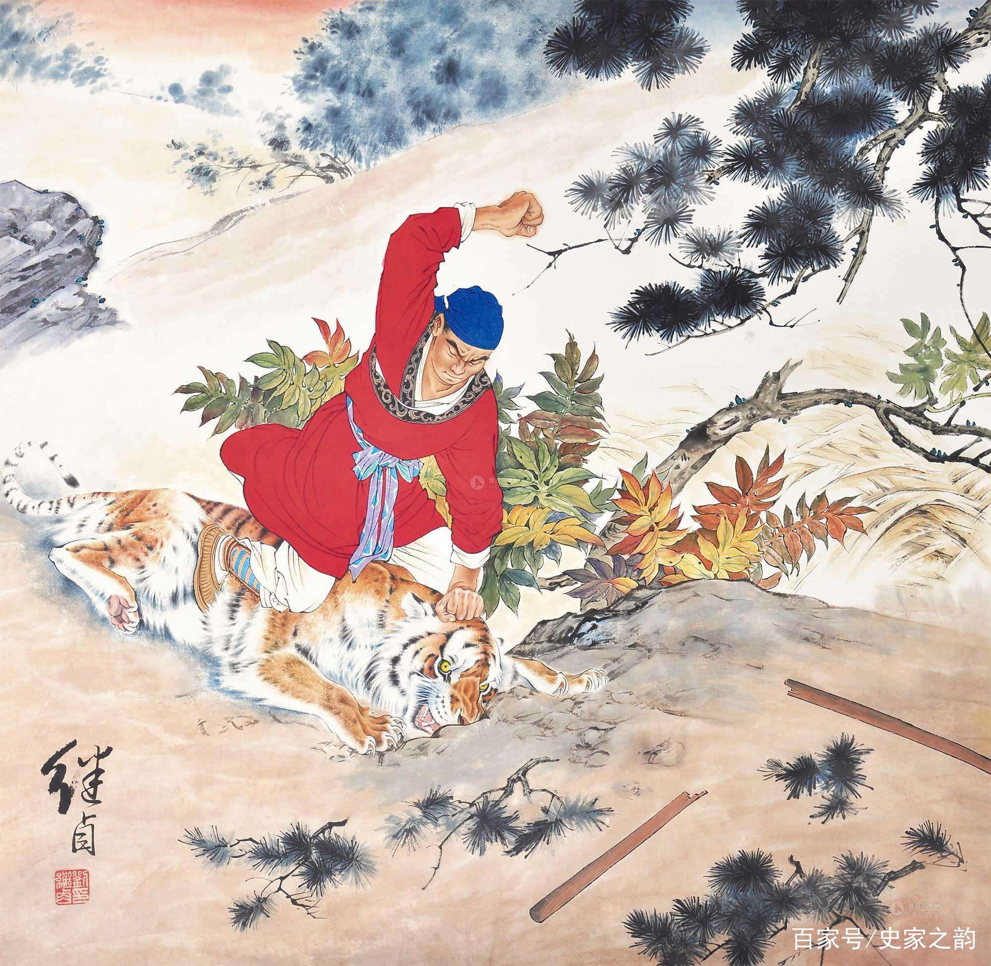 武松怎么会在景阳冈上打虎？这里暗藏了《水浒传》一个大漏洞_百科TA说