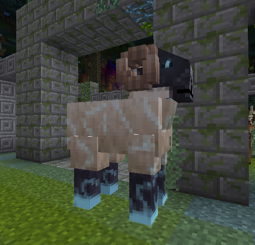  p>谜题羊是《minecraft》模组暮色森林中的一种npc生物.