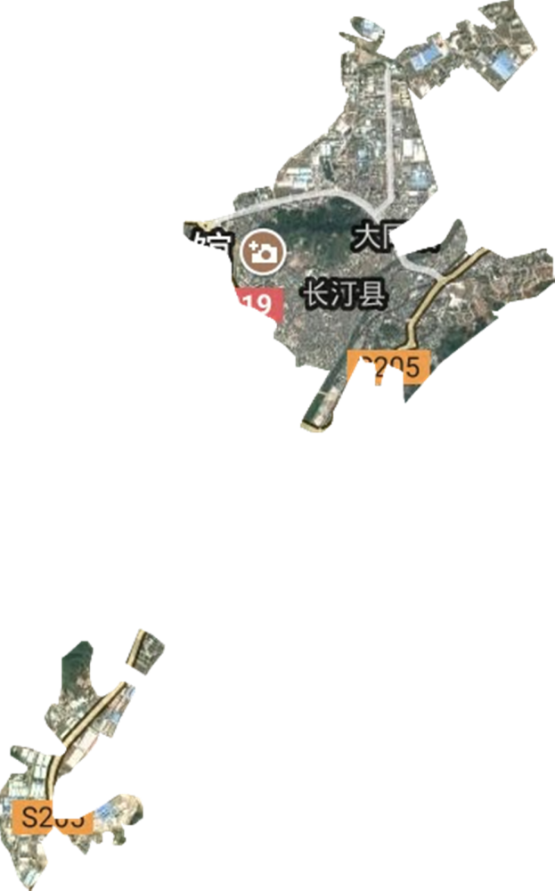 <p>汀州镇卫星地图