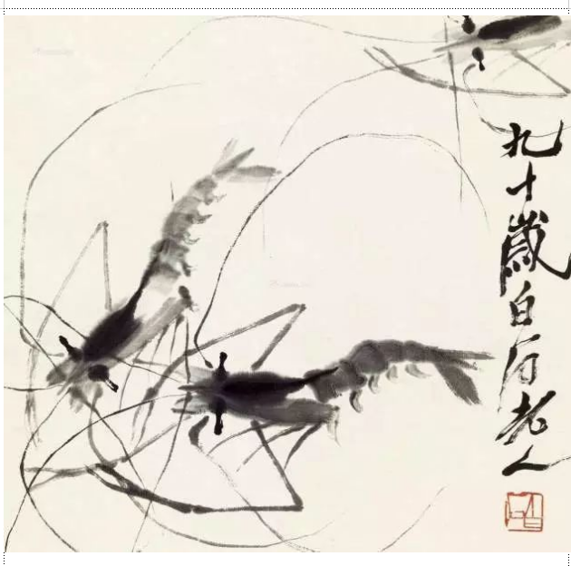 影响几代人的虾图，齐白石画的栩栩如生，百看不厌！_百科TA说