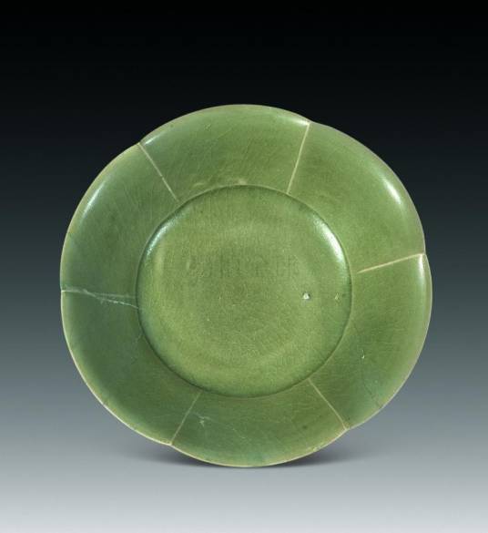 五代越窑　秘色瓷　铃铛 陶器 浮き彫り 彫刻 古美術 骨董品 秘色瓷（中国传统制瓷工艺越窑青瓷中的特制瓷器）_百度百科
