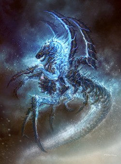  p>马头鱼尾兽一般被描述为后半身是蜷曲的有鳞鱼的马状生物,它在 a