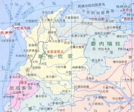  p>南美洲重要河流.