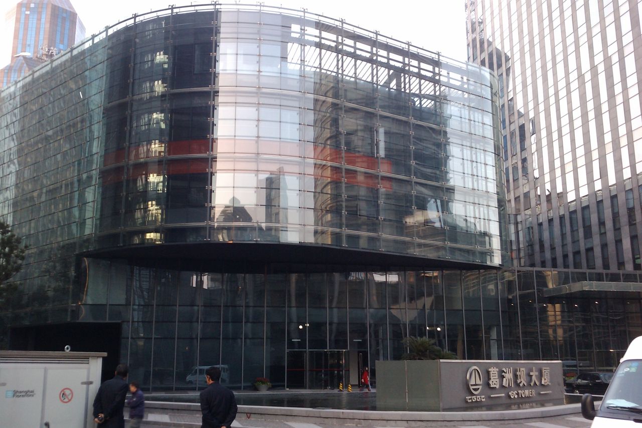  p>葛洲坝大厦位于上海浦东新区竹园商贸区2-15地块,东北方向为浦电路