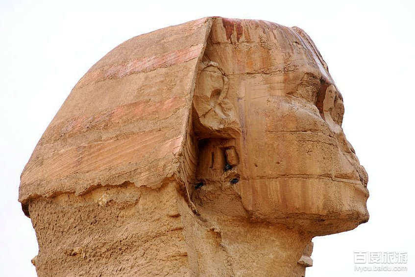  p>狮身人面像,位于埃及吉萨的金字塔墓区,头像部分一说是 a target="