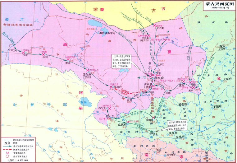 铁木真(1162年—1227年8月25日),尊号" b>成吉思汗 /b>"(传统蒙古奈 