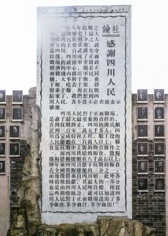 新华日报社论《感谢四川人民》