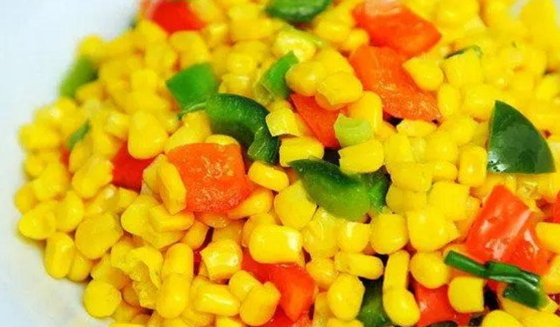玉米炒彩椒