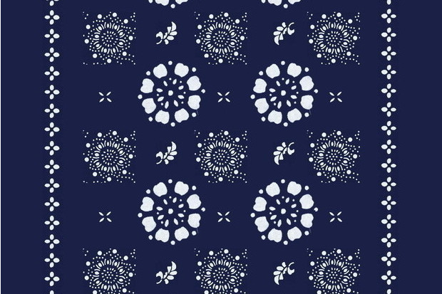  p>靛蓝花布是用靛蓝染料印染而成的蓝白花布,又名 a target="_blank"