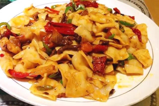 新疆揪片子炒面