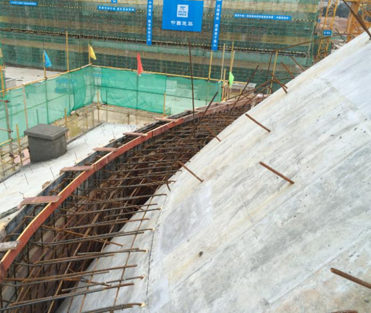 大跨度钢筋混凝土结构穹顶施工工法