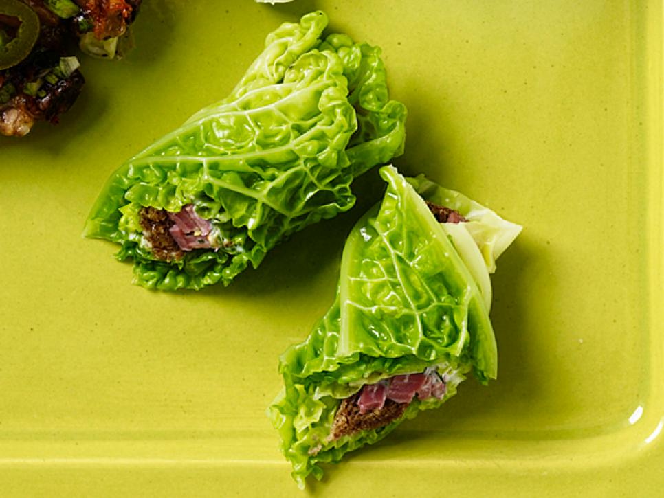 生菜牛肉卷