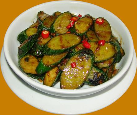 紫苏煎黄瓜