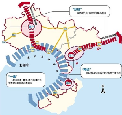 北部湾（中国南海西北部的海湾）_百度百科