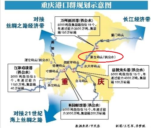 简称新生港)是忠县规划新建的大规模腹地吞吐港和区域水陆交会枢纽,是