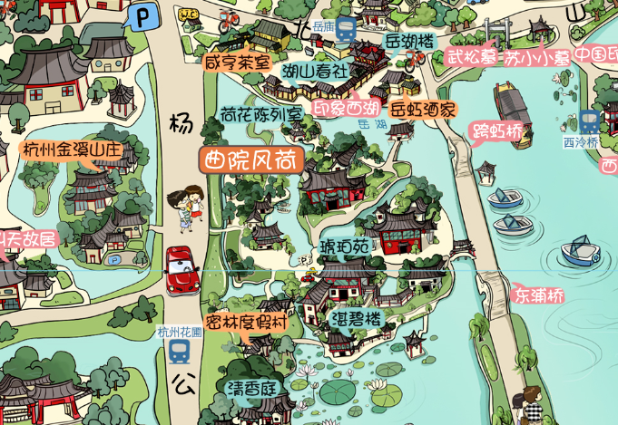 手绘地图于2012年8月正式出版发售,该地图名称为《杭州旅游手绘地图》