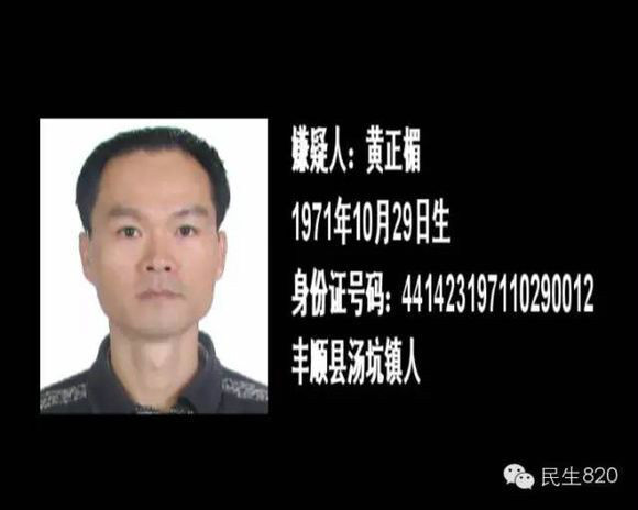 男,汉族,1971年10月29日出生,身份证号码:441423197110290012,广东省 