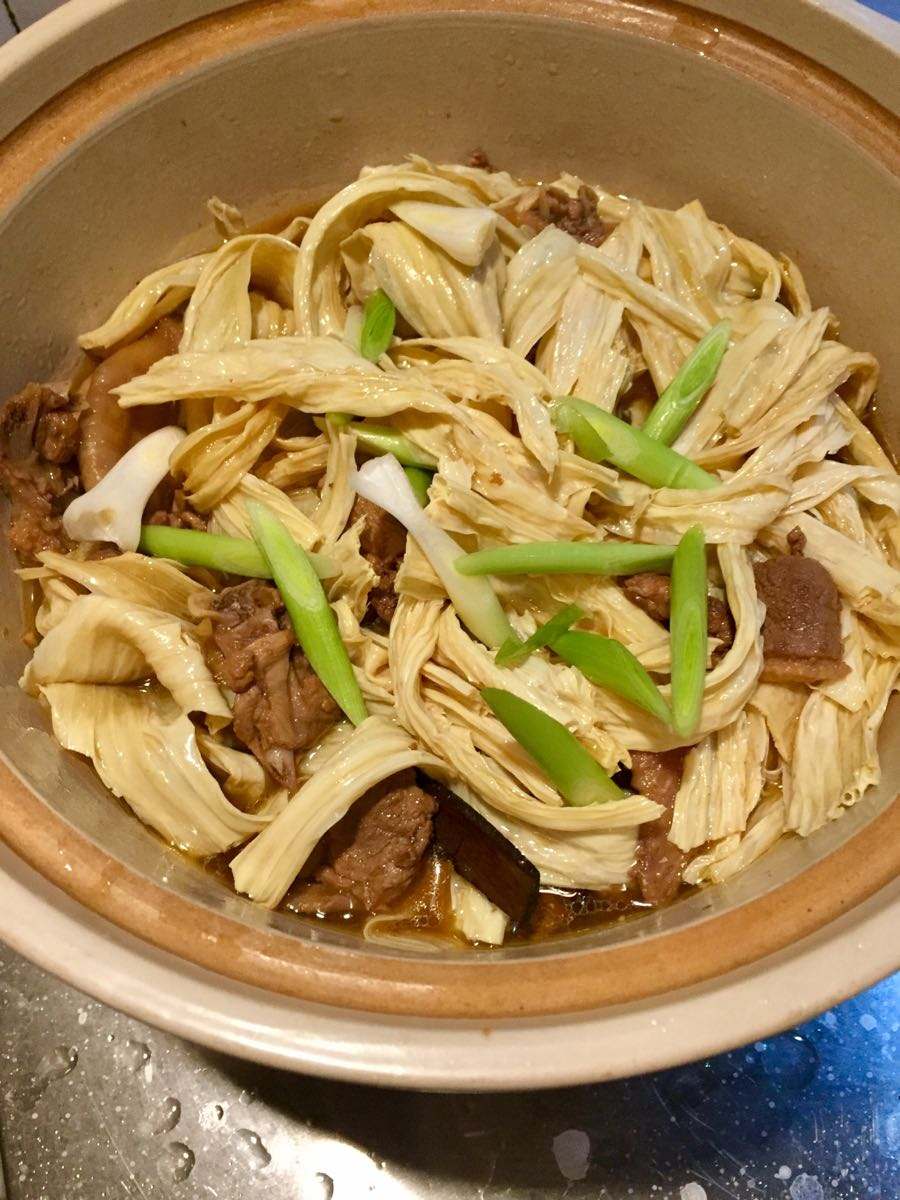 腐竹焖鸭肉