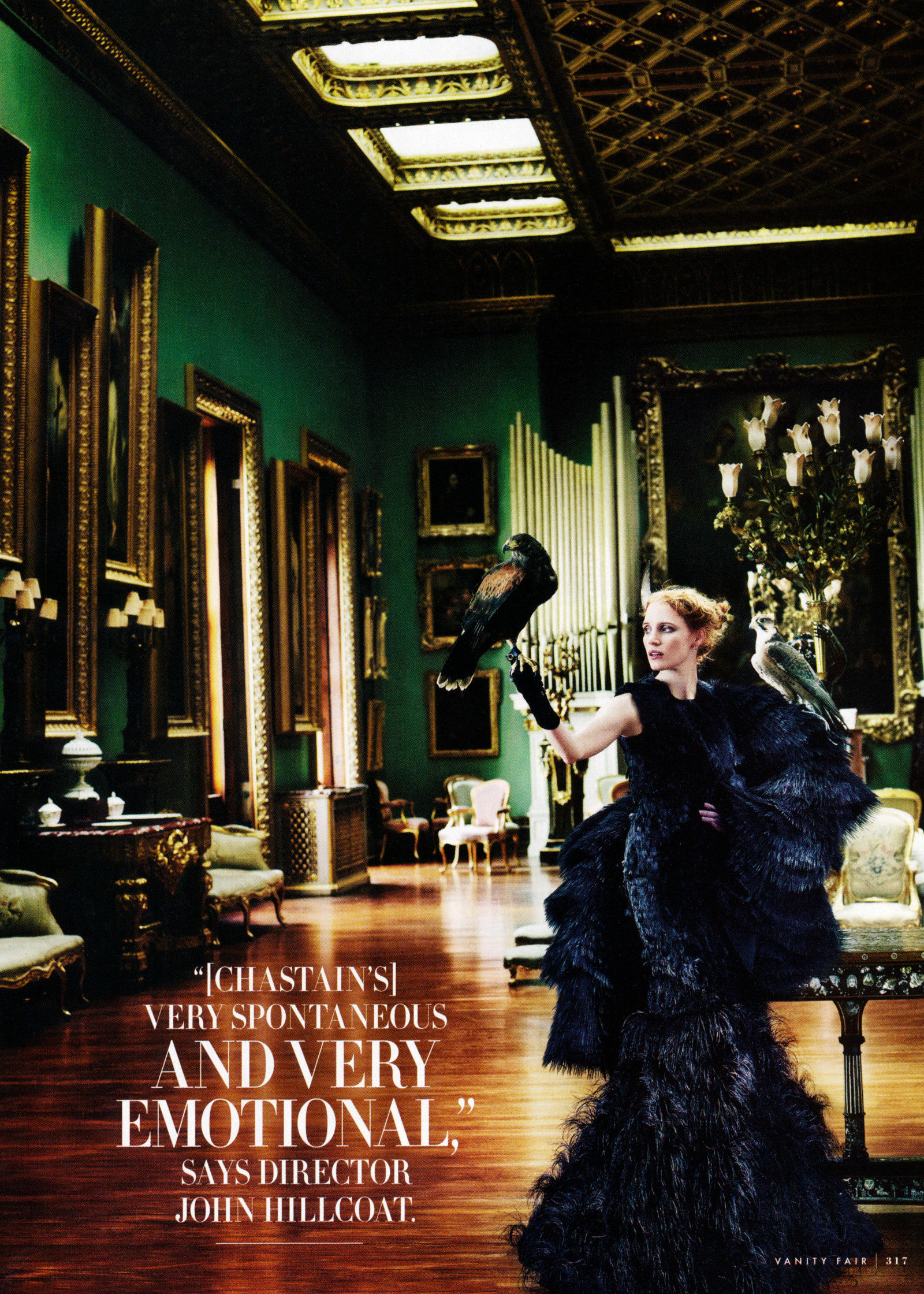  p>杰西卡·查斯坦(jessica chastain),1977年3月24日出生于美国加