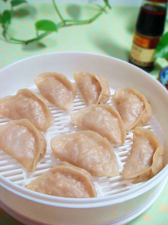 萝卜豆腐素馅蒸饺