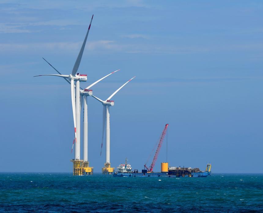莆田平海湾海上风电场