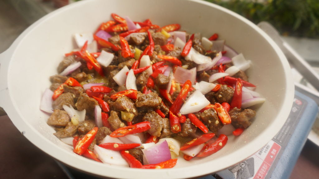 小米椒炒牛肉