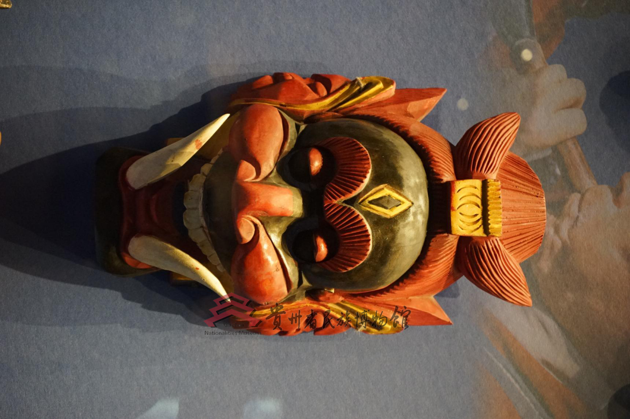 当代道真仡佬族傩面具山王