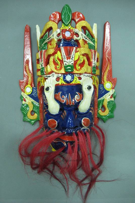 当代安顺地戏面具《封神榜》杨任_百度百科