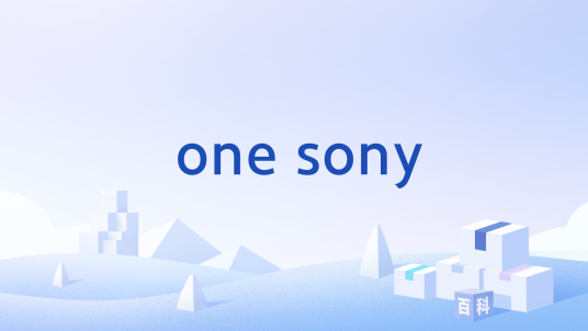 one sony_百度百科