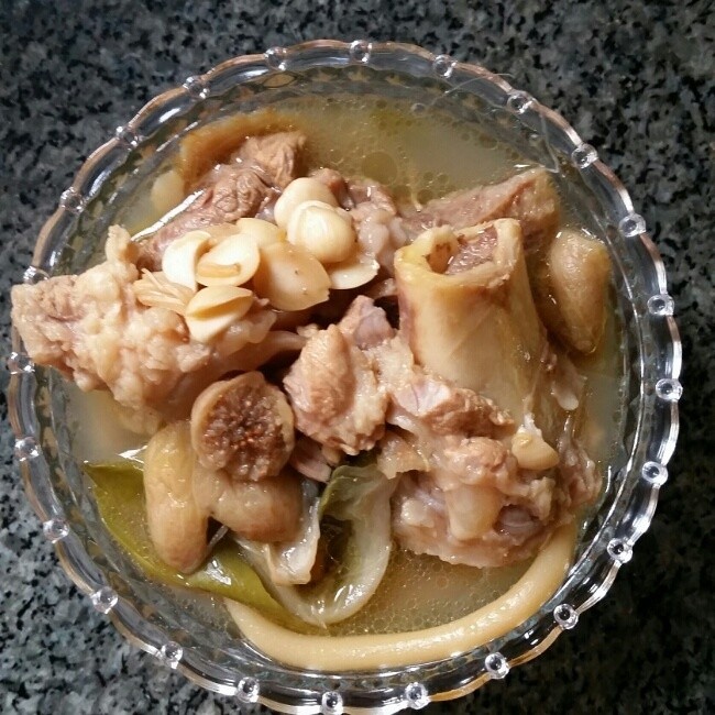 霸王花南北杏猪展肉汤